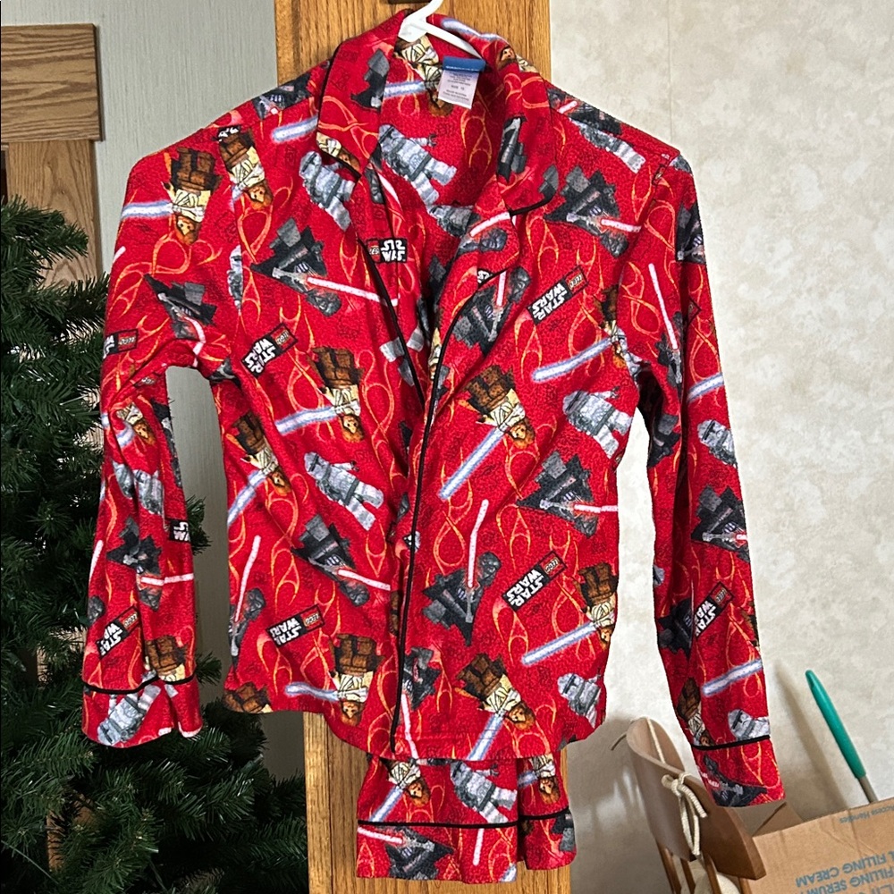 Star Wars Red and Black Kids Pajama Set